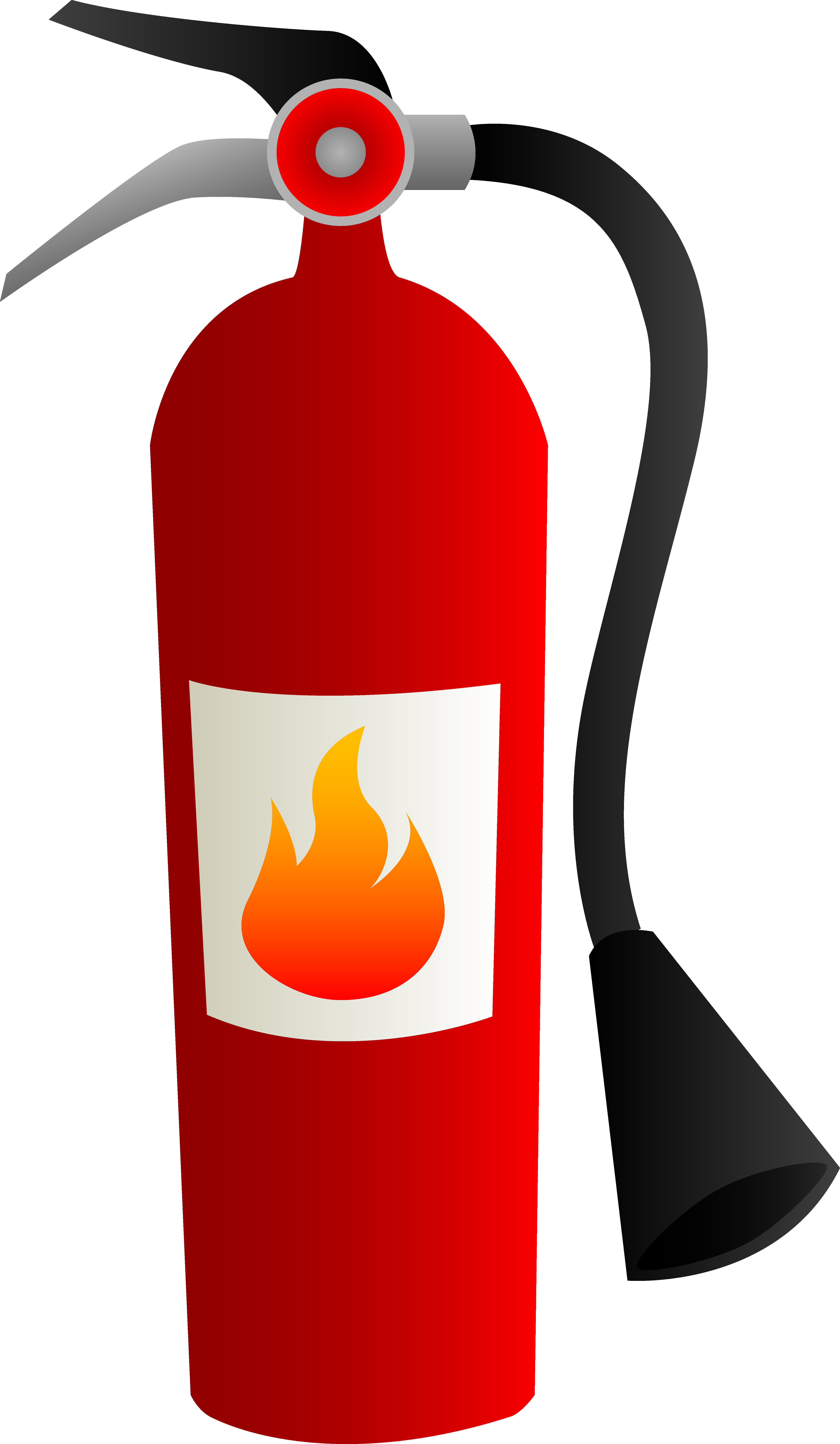 Fire Safety Clipart - Free Clip Art Fire Extinguisher, HD Png Download PNG with transparent background