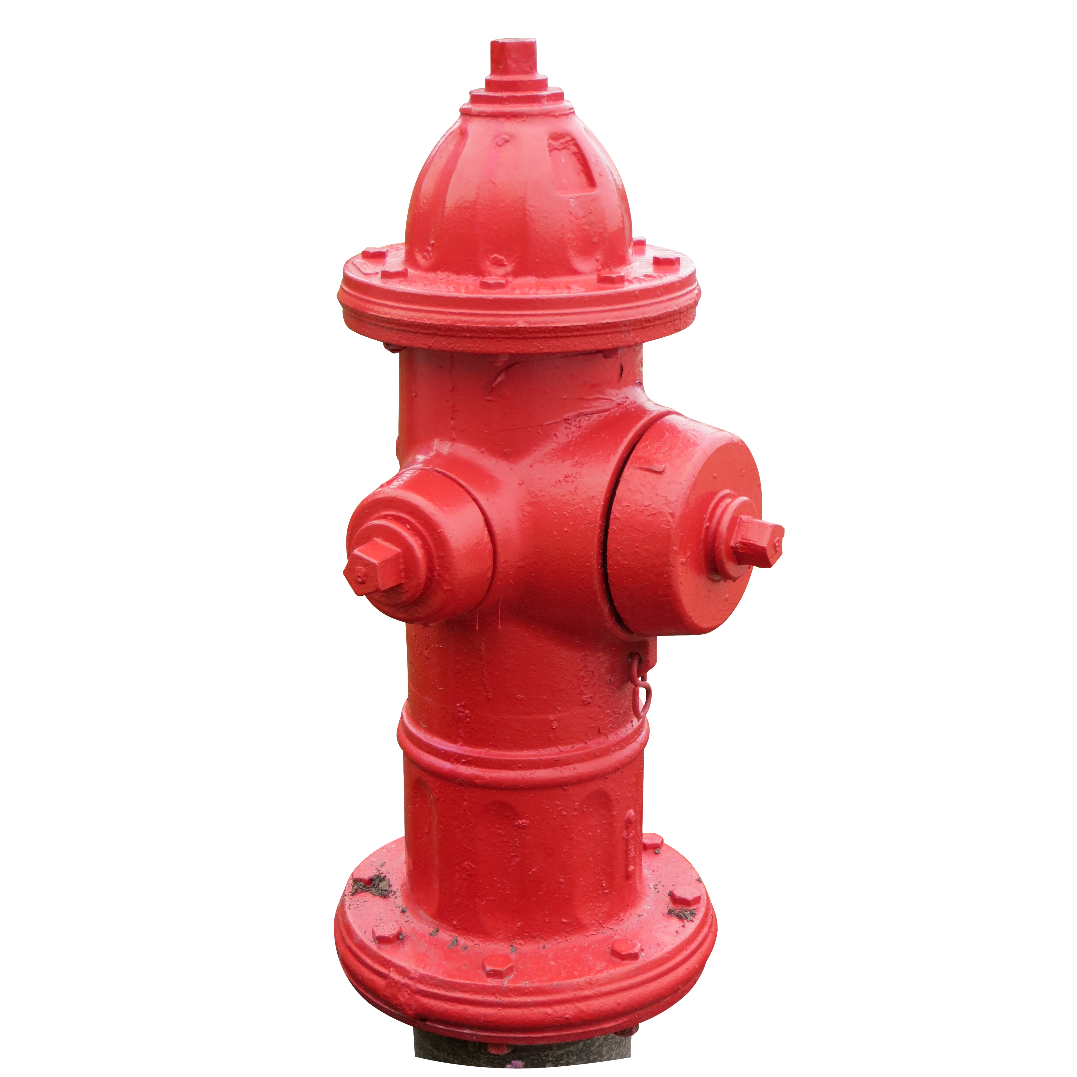 Red Fire Hydrant Isolated