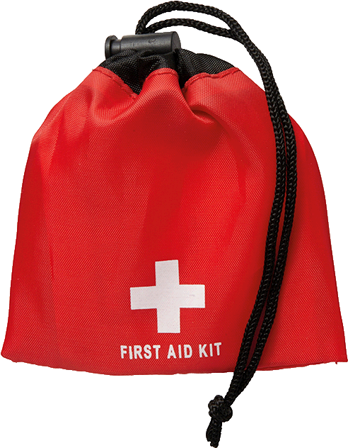 11 Piece First Aid Kit In Drawstring Pouch - Kits Primeiros Socorros Farmacia, HD Png Download PNG with transparent background