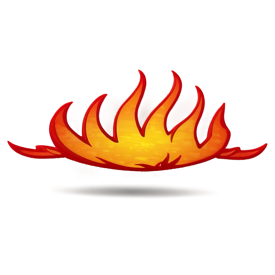 Red Flames Outline Png 79