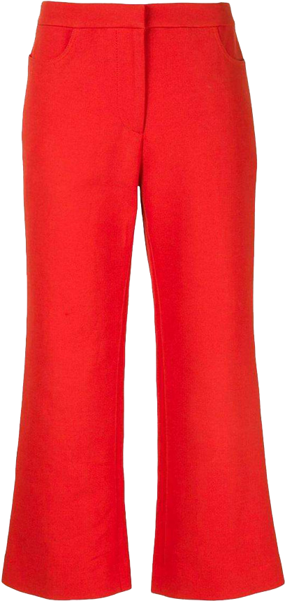 Red Flared Trousers.png PNG image with a transparent background, free high-resolution download