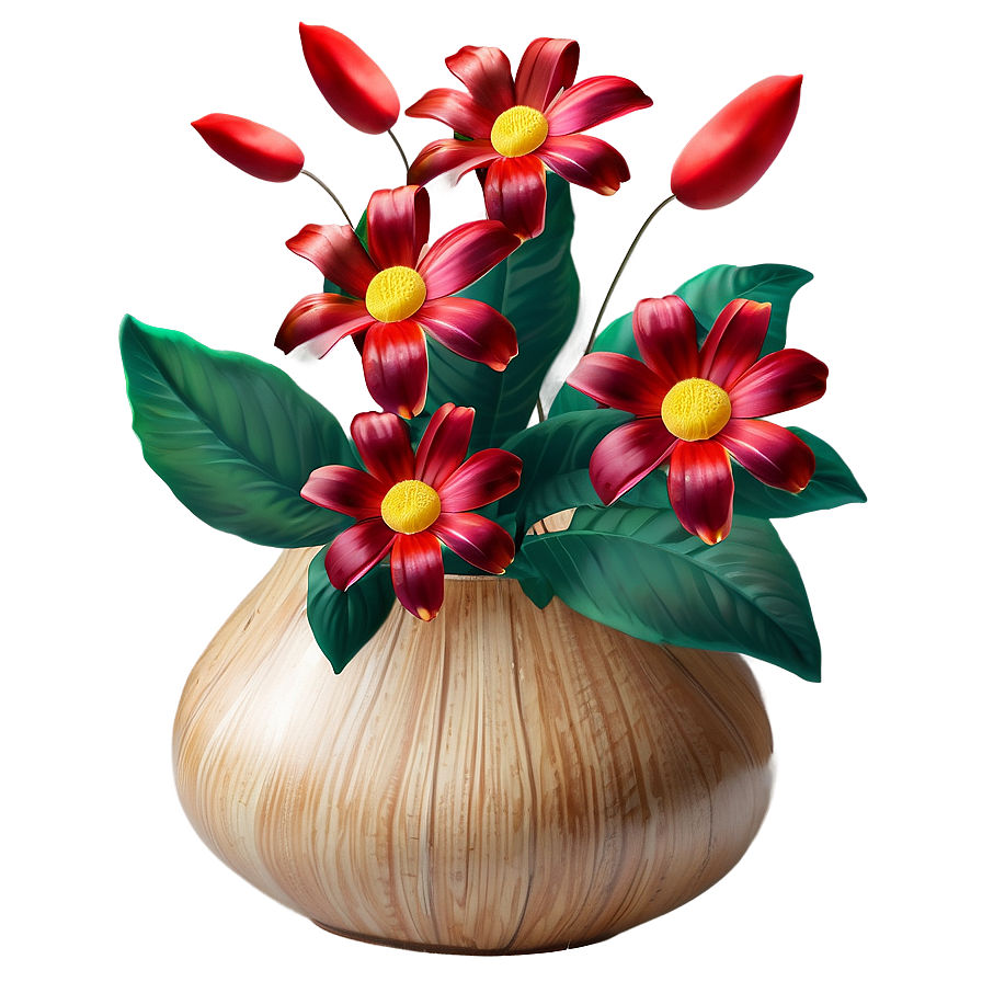 Red Flowers Icon Png Avo4