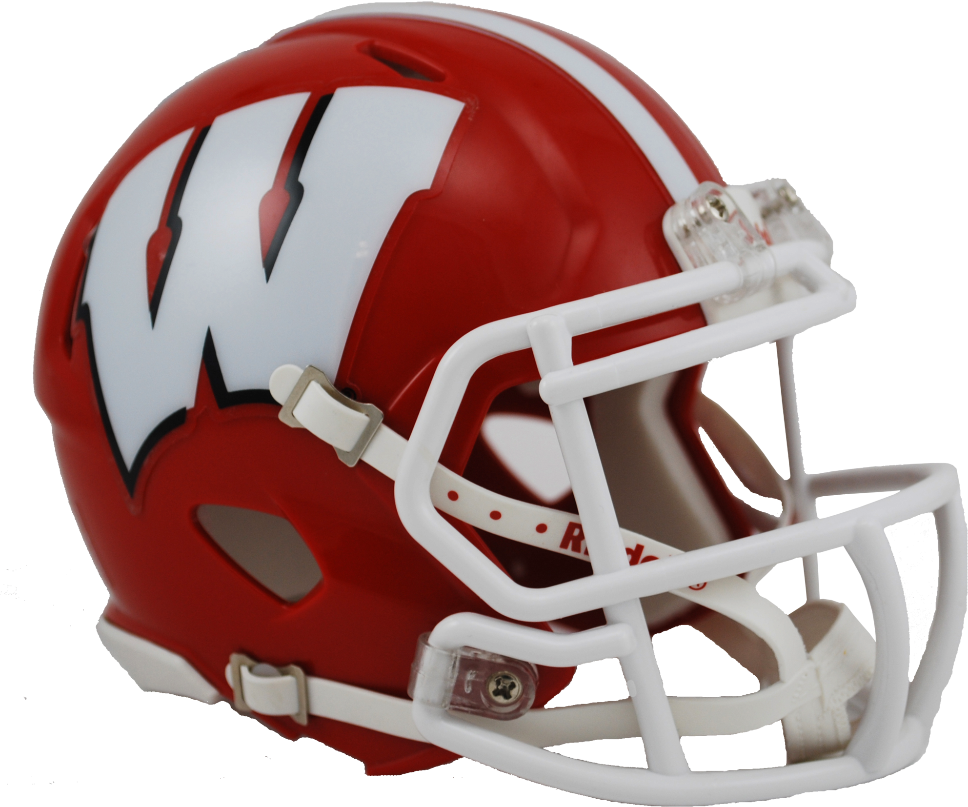 Wisconsin Badgers Red Riddell Mini Speed Helmet - Rutgers Helmet Png, Transparent Png PNG with transparent background