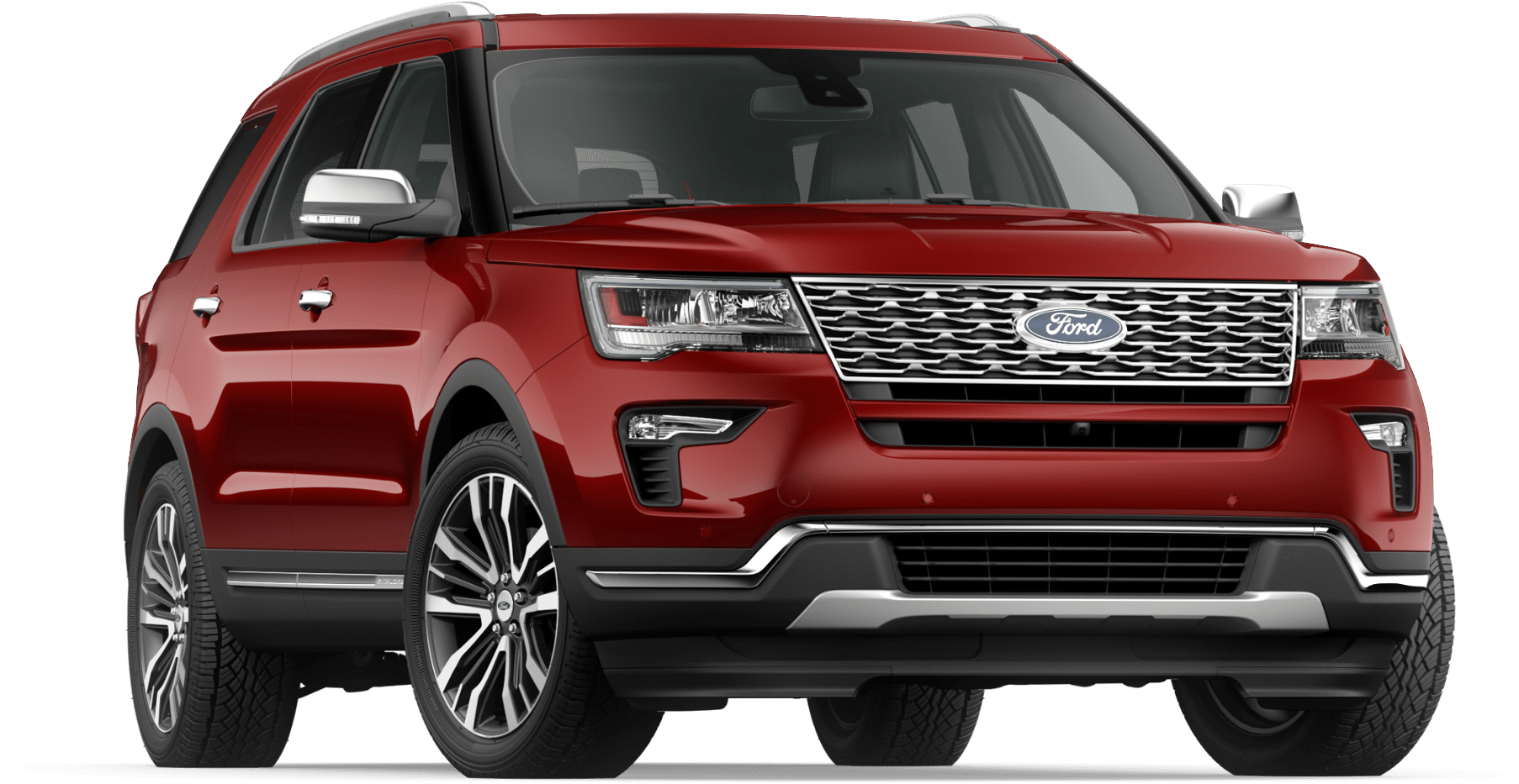 2019 Ford Explorer Ruby Red Exterior Color - 2019 Ford Explorer Xlt, HD Png Download PNG with transparent background