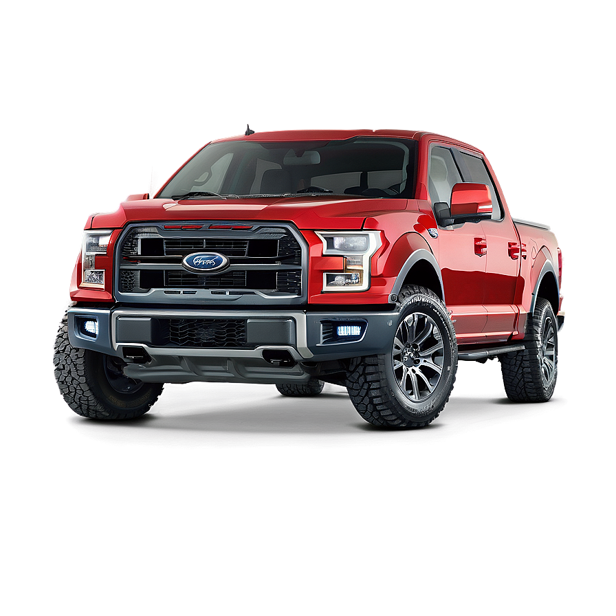 Red Ford F150 Truck Png 06212024