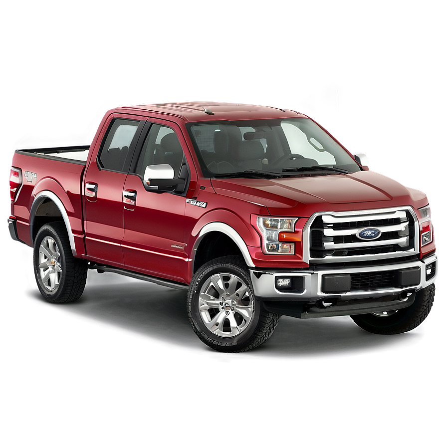 Red Ford F150 Truck Png 45