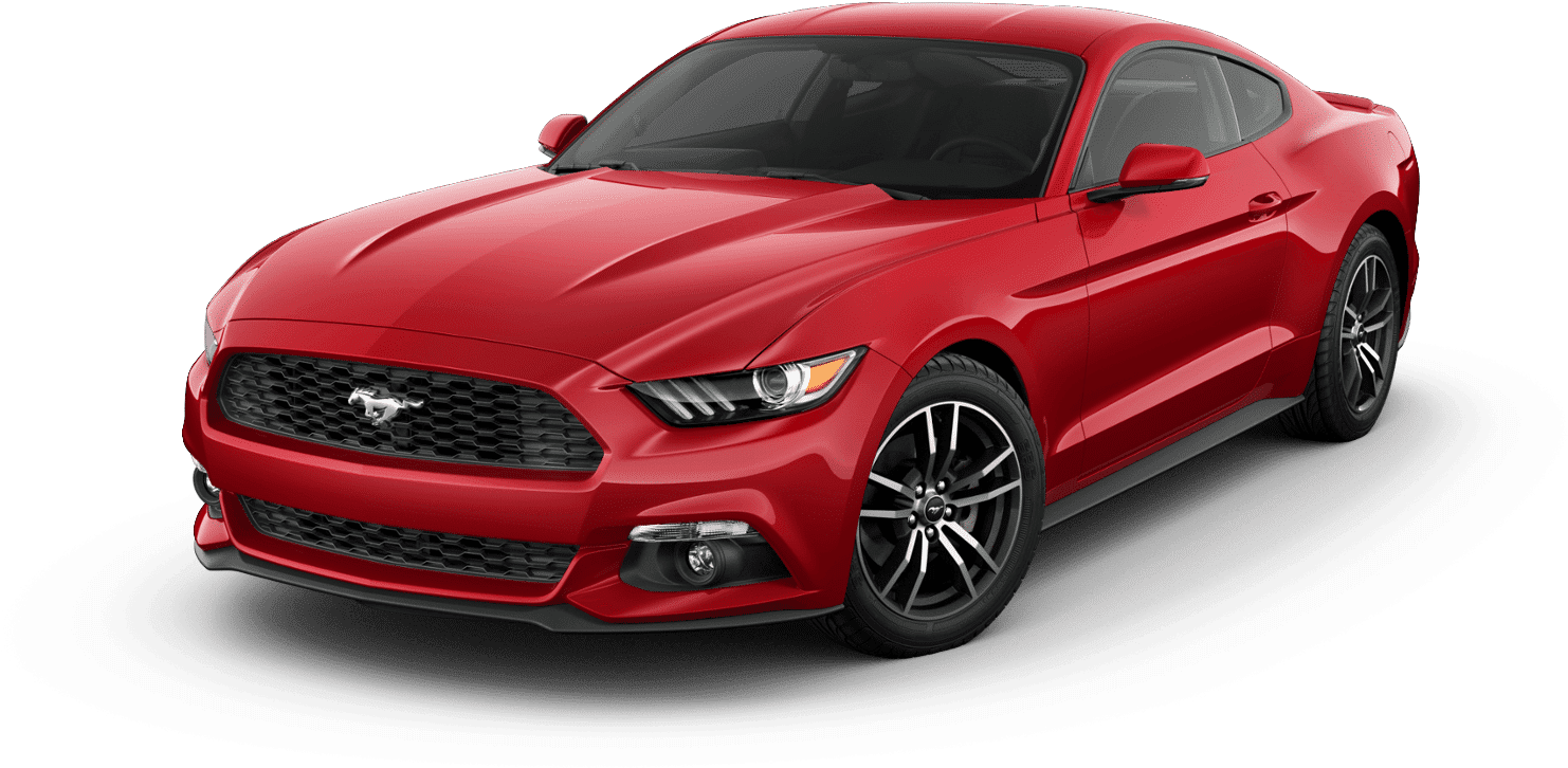 Red Ford Mustang - Ford Mustang Convertible Soft Top, HD Png Download PNG with transparent background