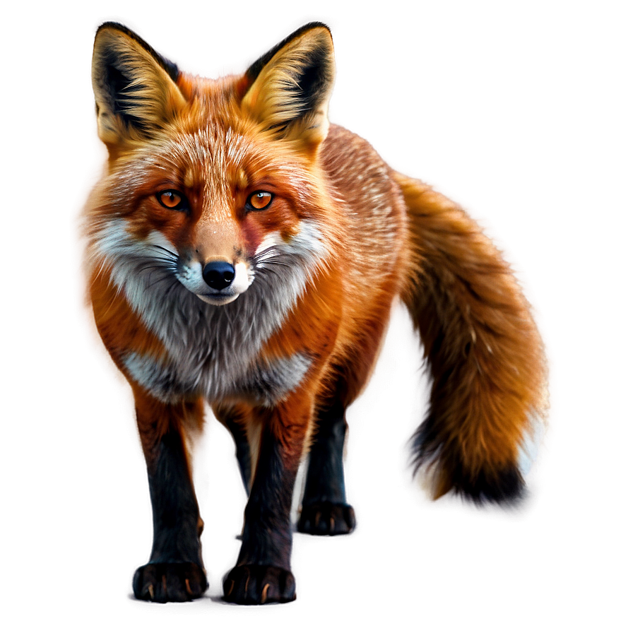 Red Fox Digital Art Png 06242024