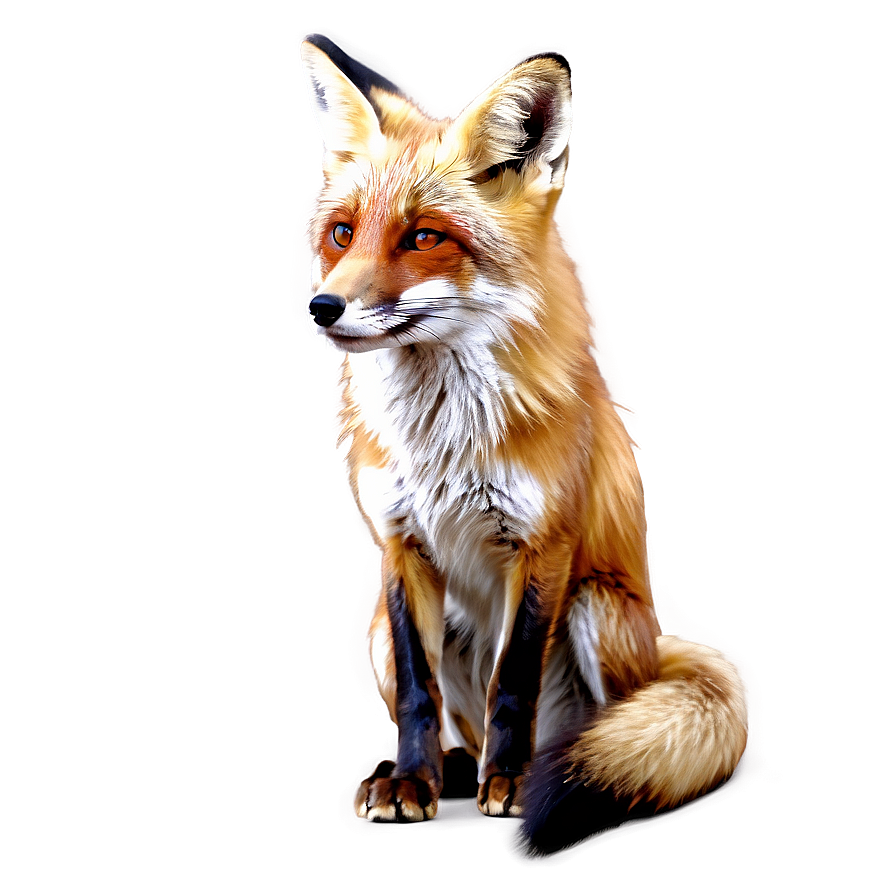 Red Fox Graphic Png 05062024