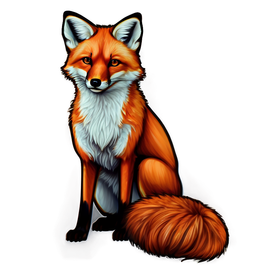 Red Fox Graphic Png 95