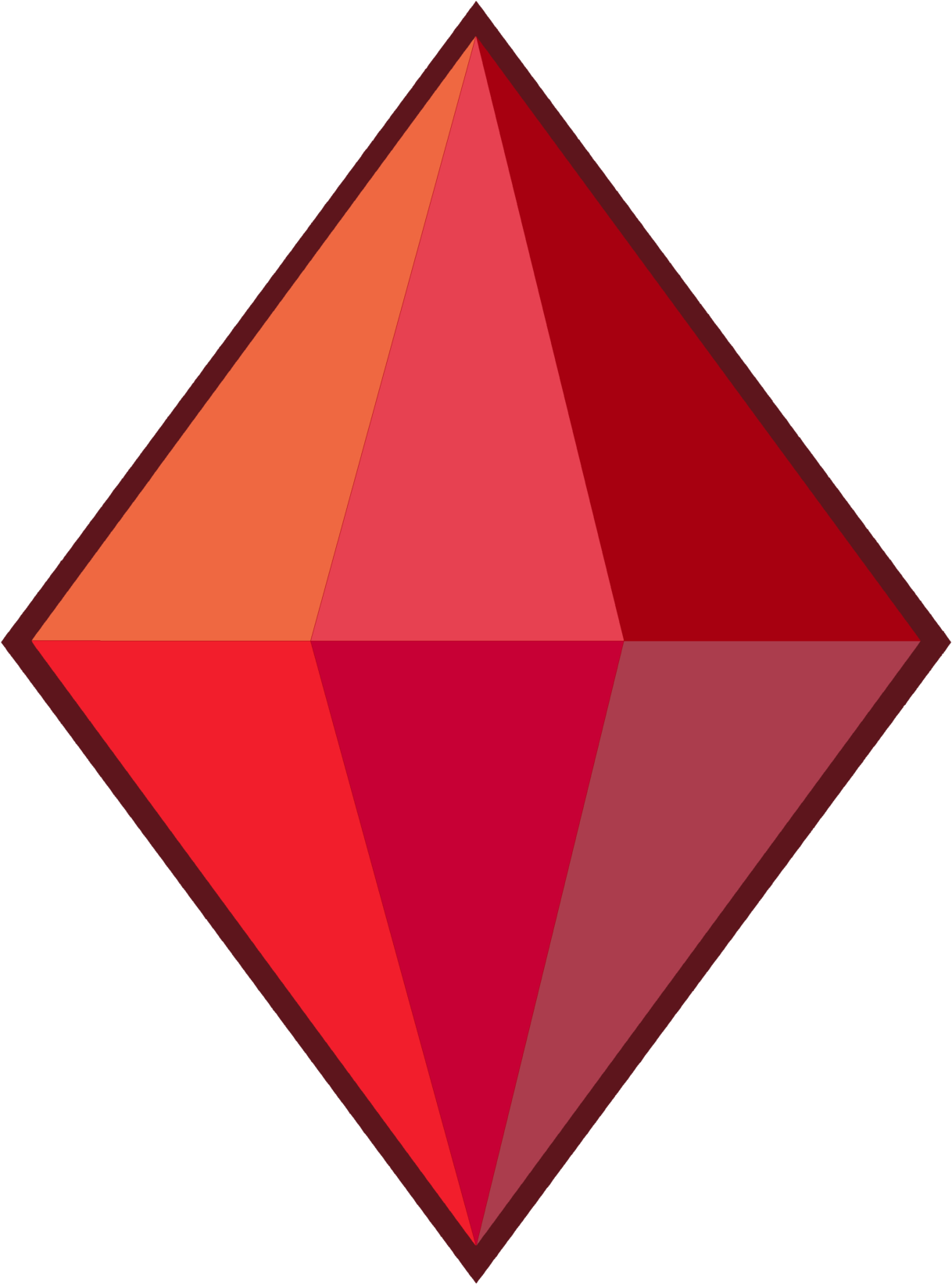 Red Gemstone Graphic