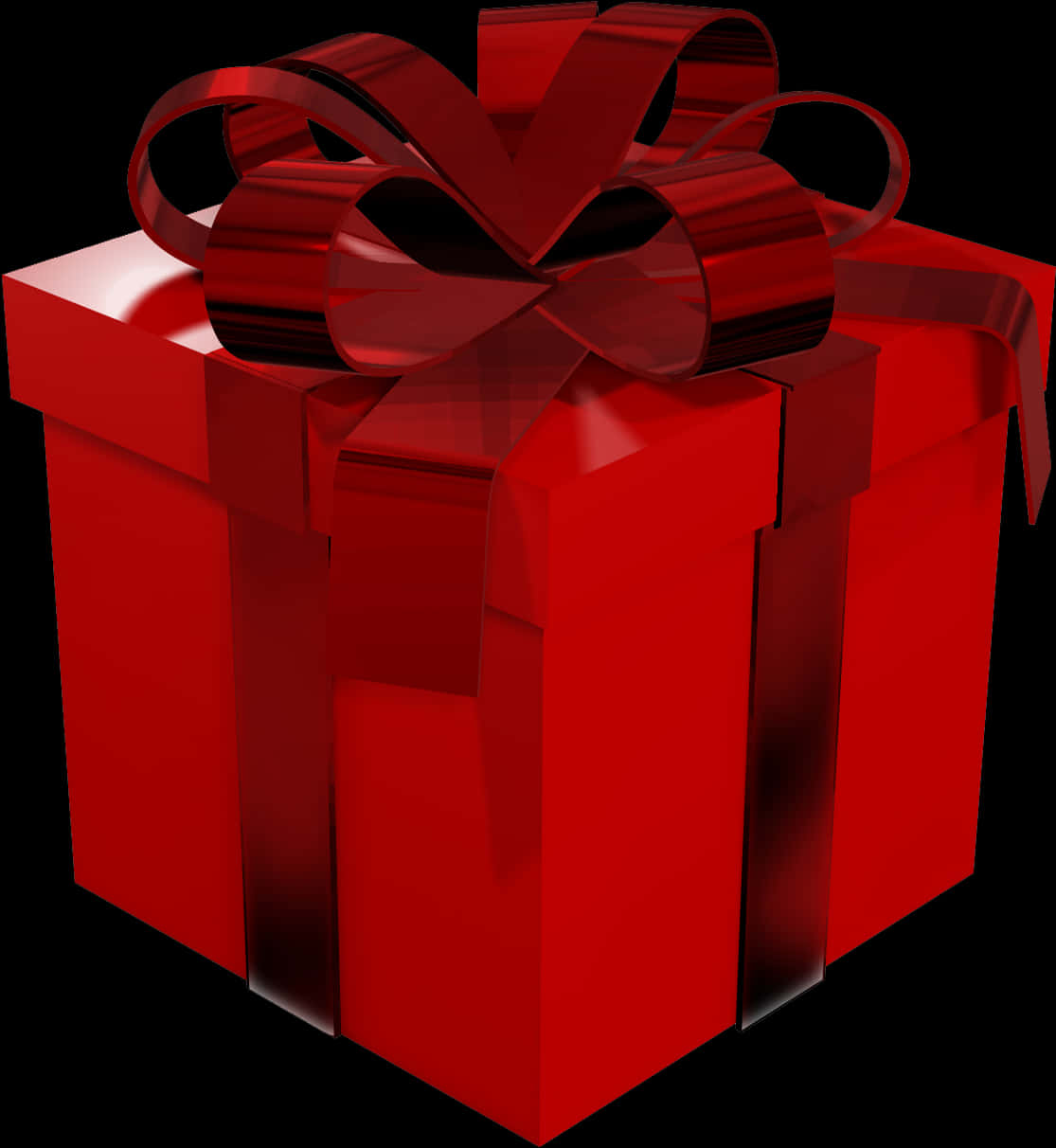Vector Gift Red Box Png - Red Gift Box Png, Transparent Png PNG with transparent background