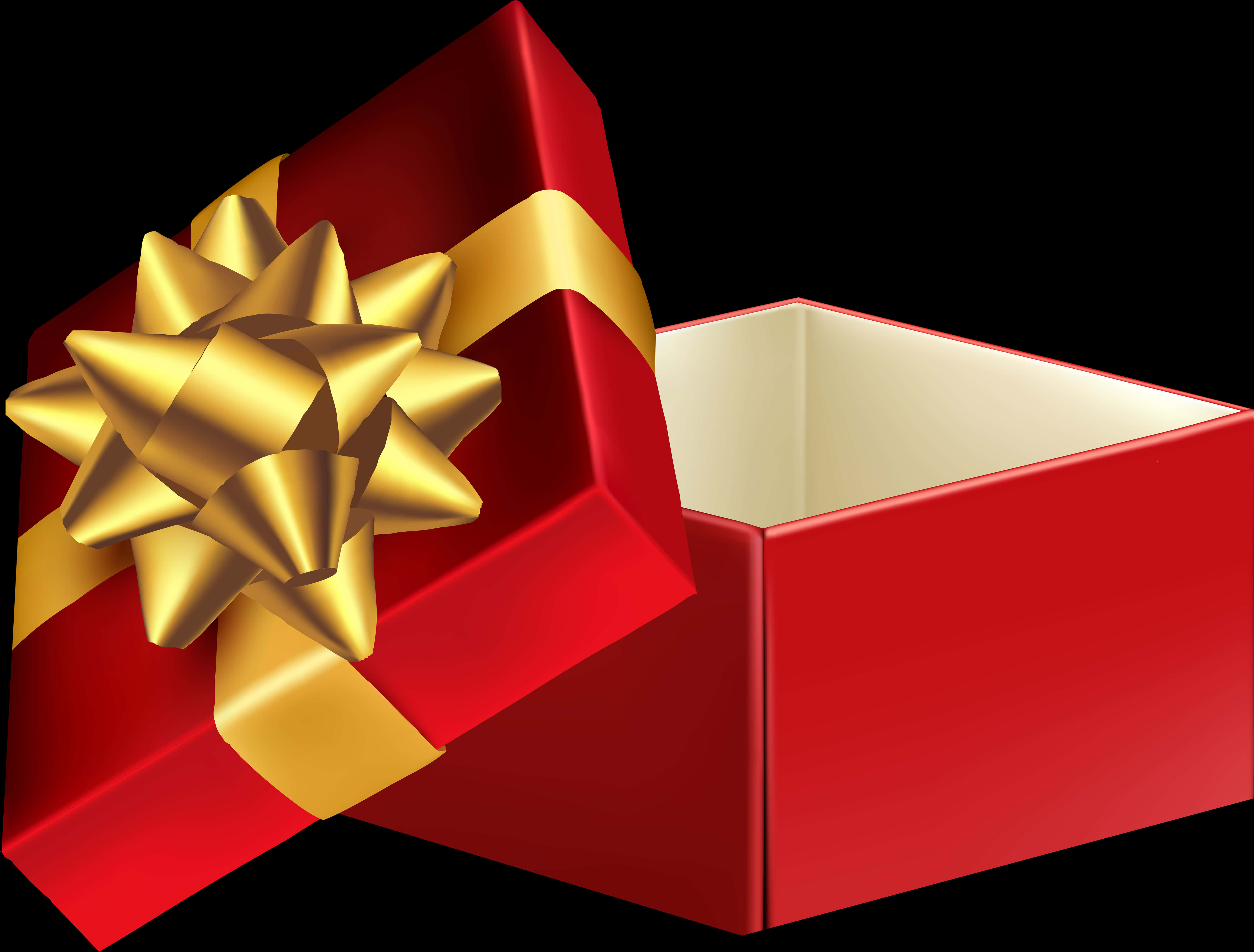 Red Gift Boxwith Golden Bow