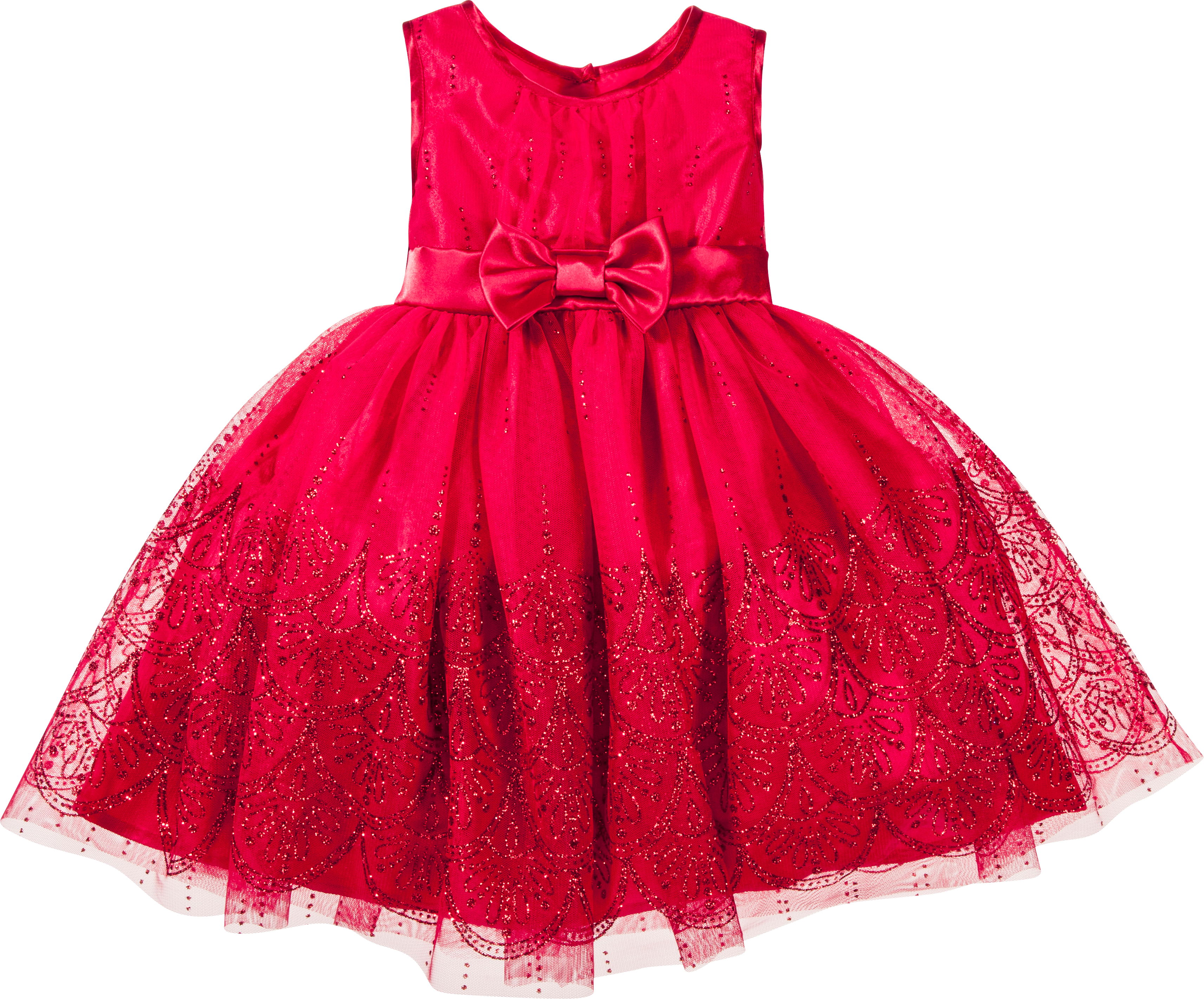 Red Girls Party Dress