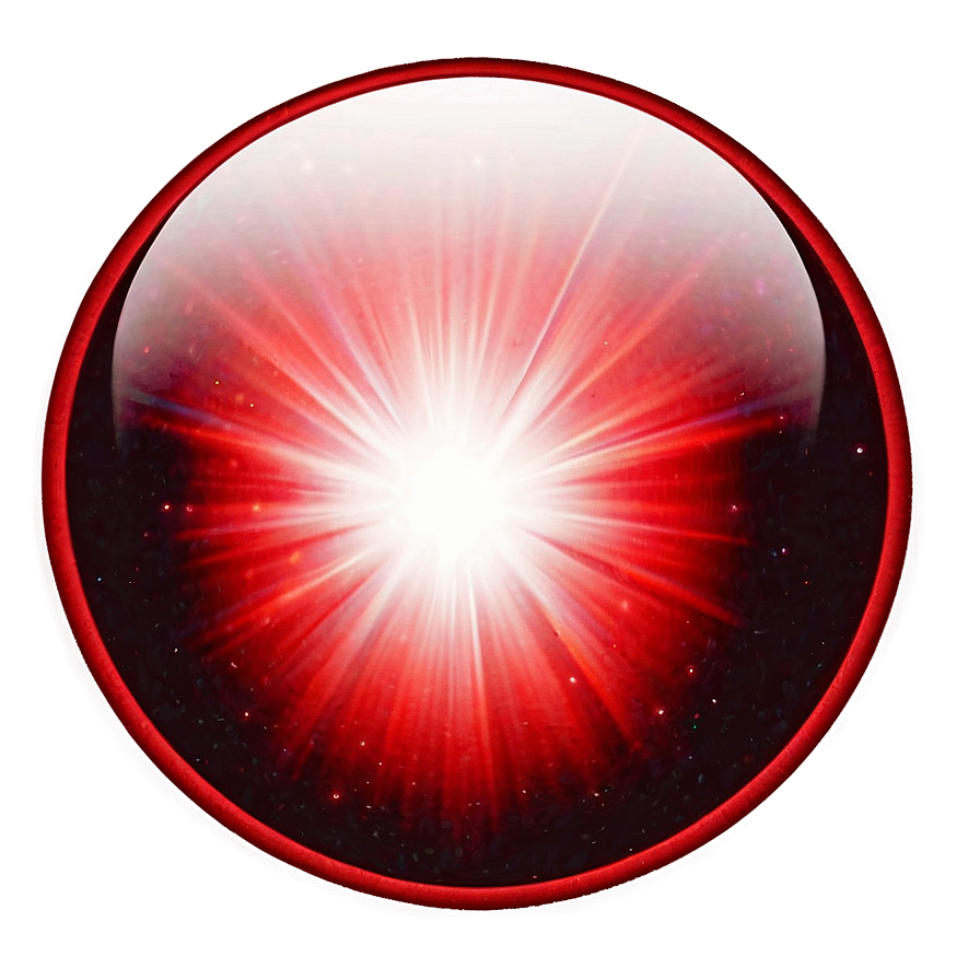 Red Glow Lens Flare Png 06122024