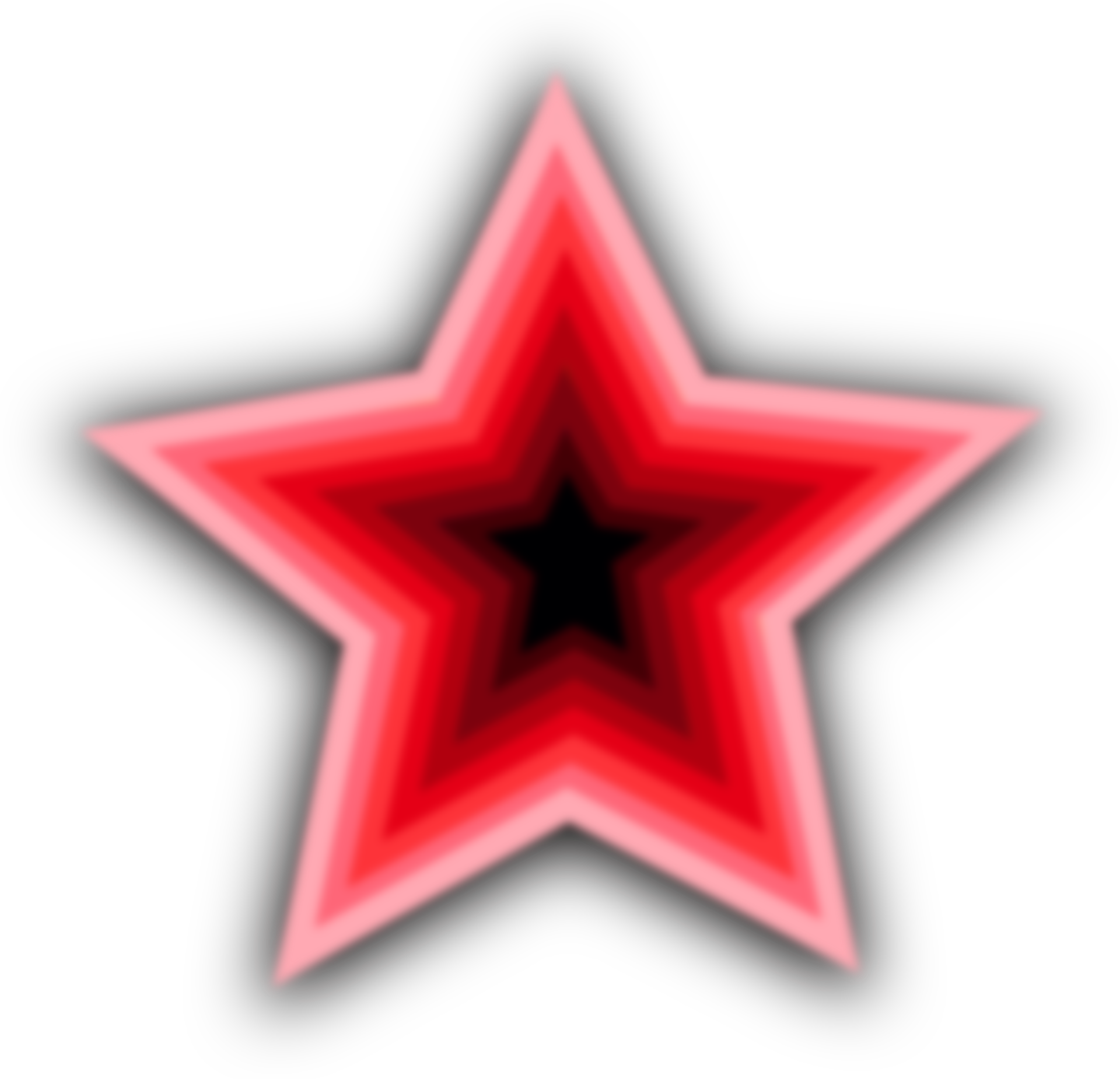 Red Gradient Star Graphic