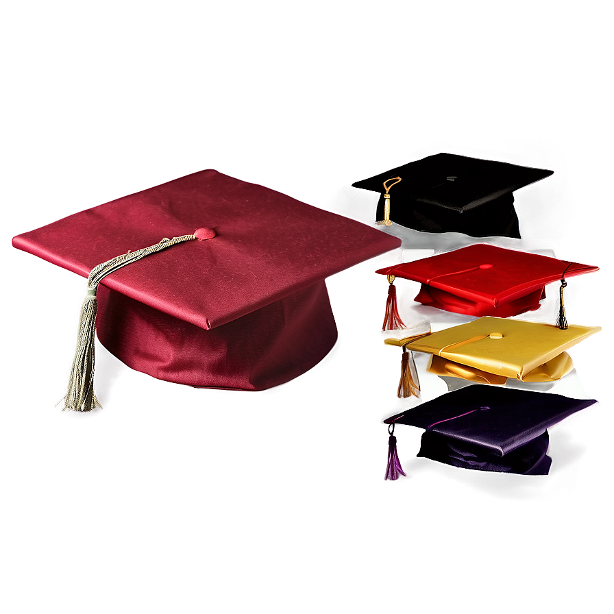 Red Graduation Cap Png 87