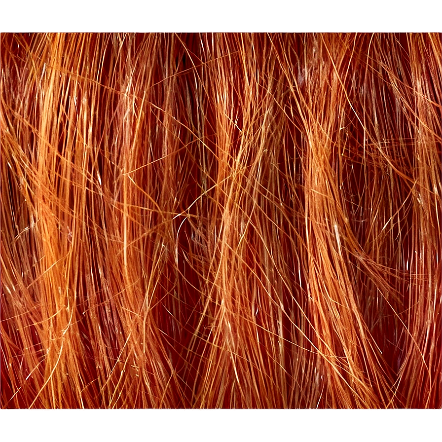 Red Hair Texture Png 06202024