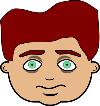 Red Haired Cartoon Face