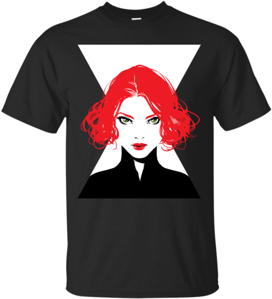 Red Haired Woman Graphic Tshirt Design