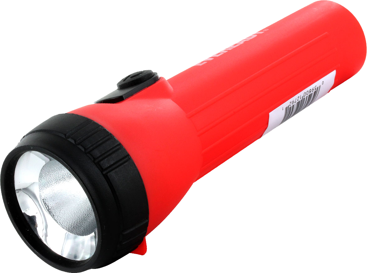 Red Handheld Flashlight