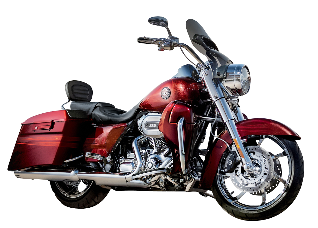 Red Harley Davidson Motorcycle