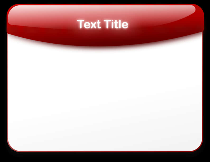 Red Header Blank Template