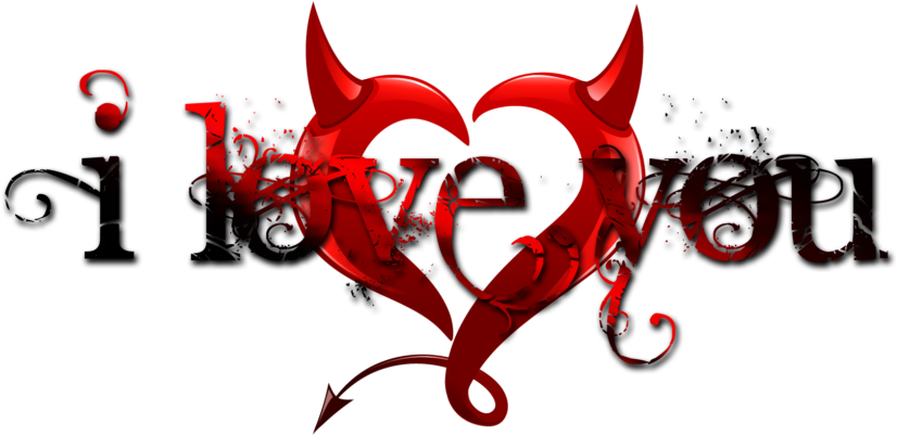 Red Heart Artistic Love Graphic