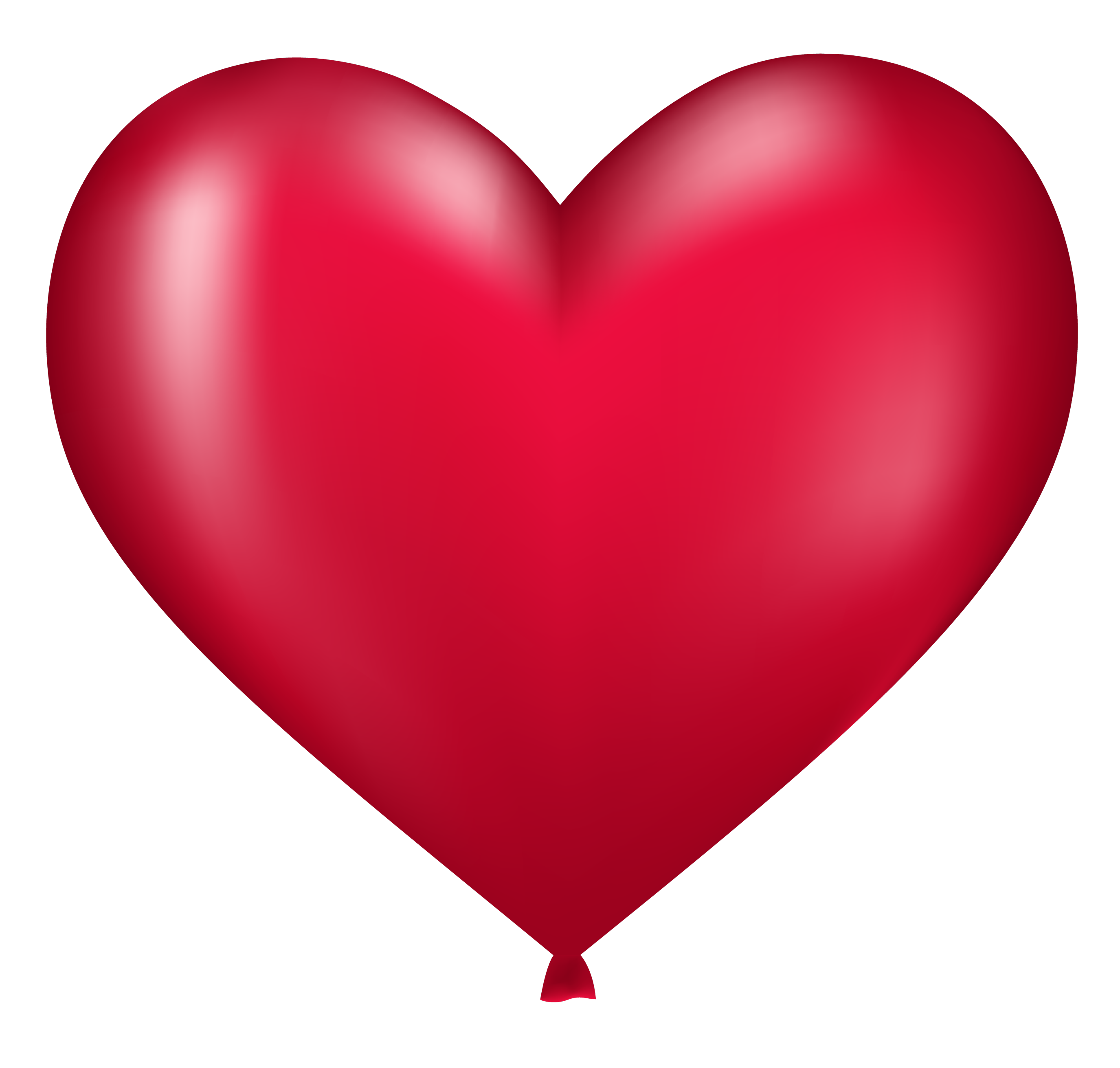 Red Heart Balloon Illustration