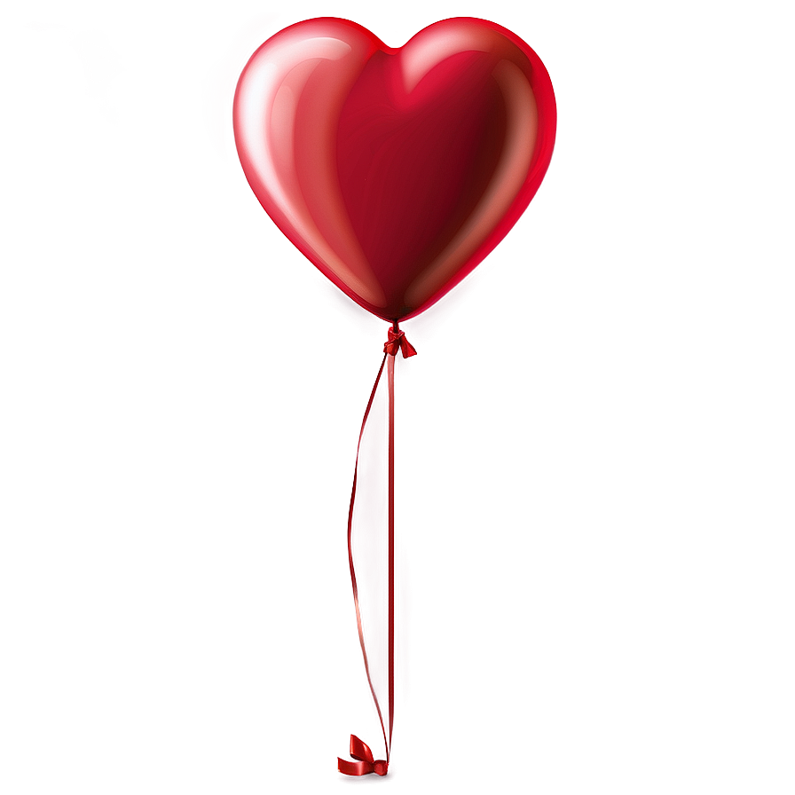 Red Heart Balloon PNG qov PNG image with a transparent background, free high-resolution download