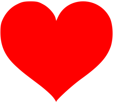 Red Heart Black Background