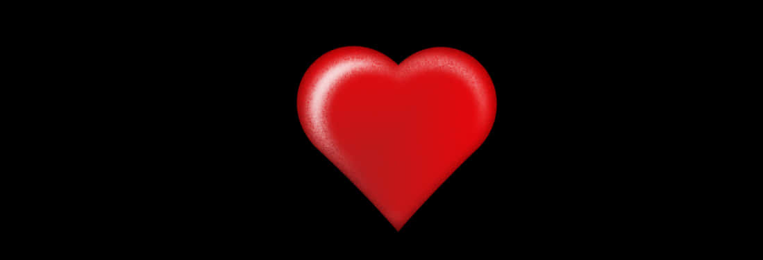 Red Heart Cliparton Black Background