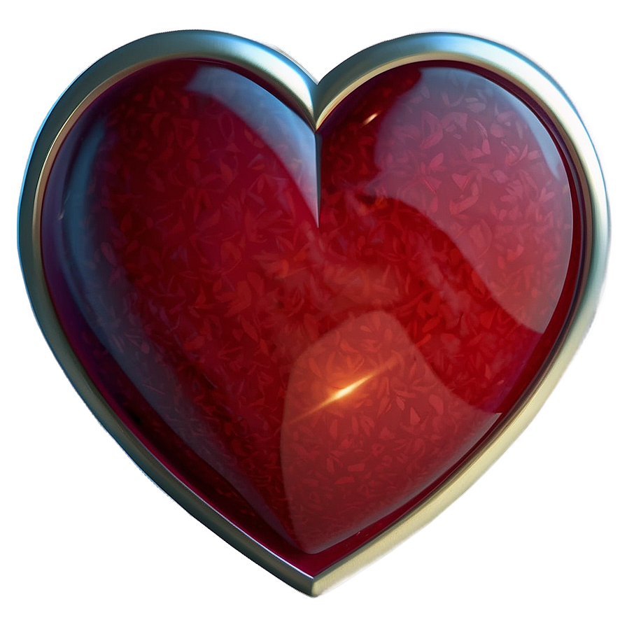 Red Heart Emblem PNG 78 PNG image with a transparent background, free high-resolution download