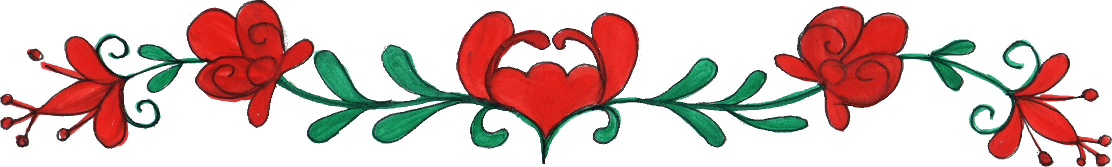 Border Flower Line Png, Transparent Png PNG image with a transparent background, free high-resolution download