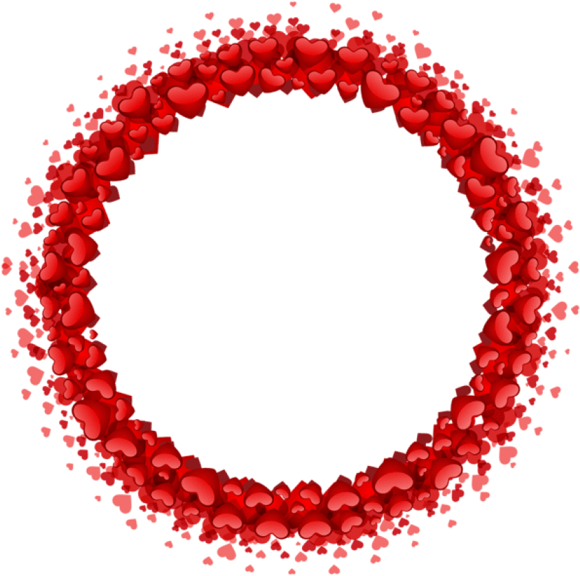 Heart Border Png - Heart Circle Border Png, Transparent Png PNG image with a transparent background, free high-resolution download