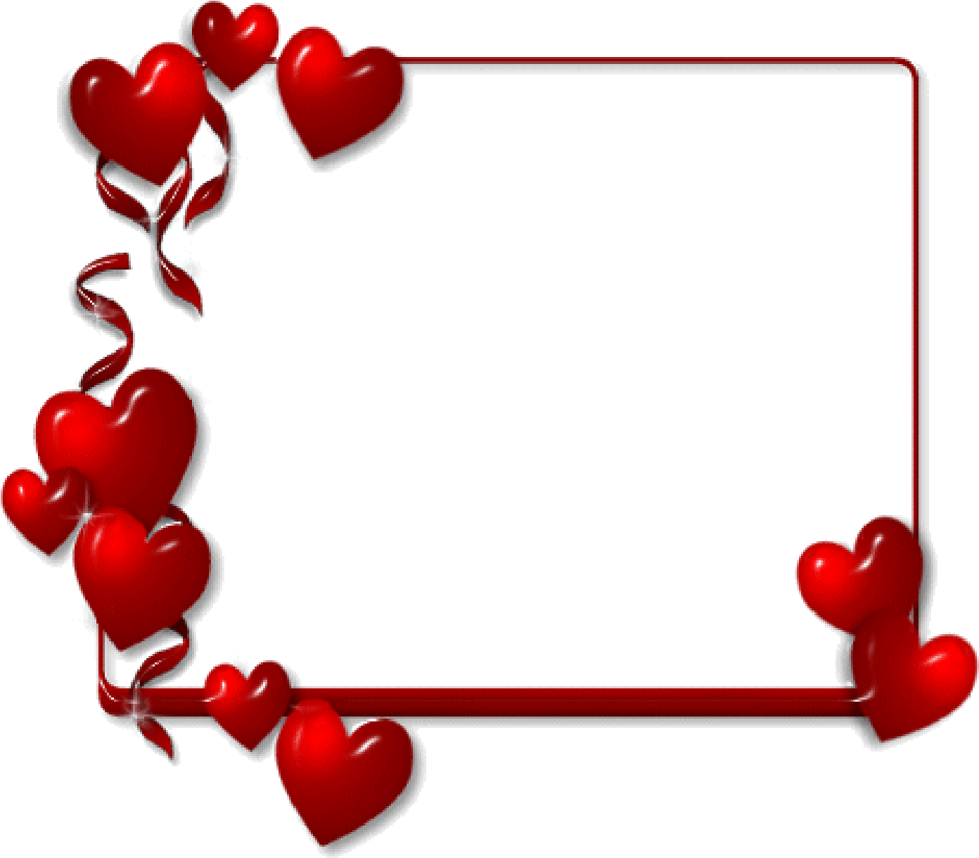 Cadre Coeur Father's Day Clip Art Victorian Mother's - Bordes Corazones En Png, Transparent Png PNG image with a transparent background, free high-resolution download