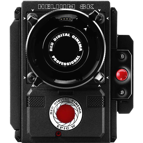 Red Helium8 K Cinema Camera PNG with transparent background