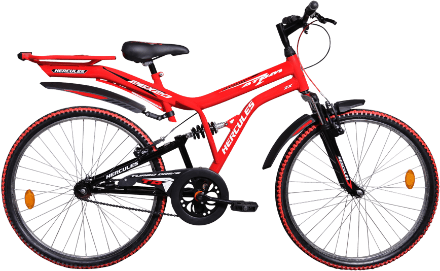 Red Hercules M T B Bicycle