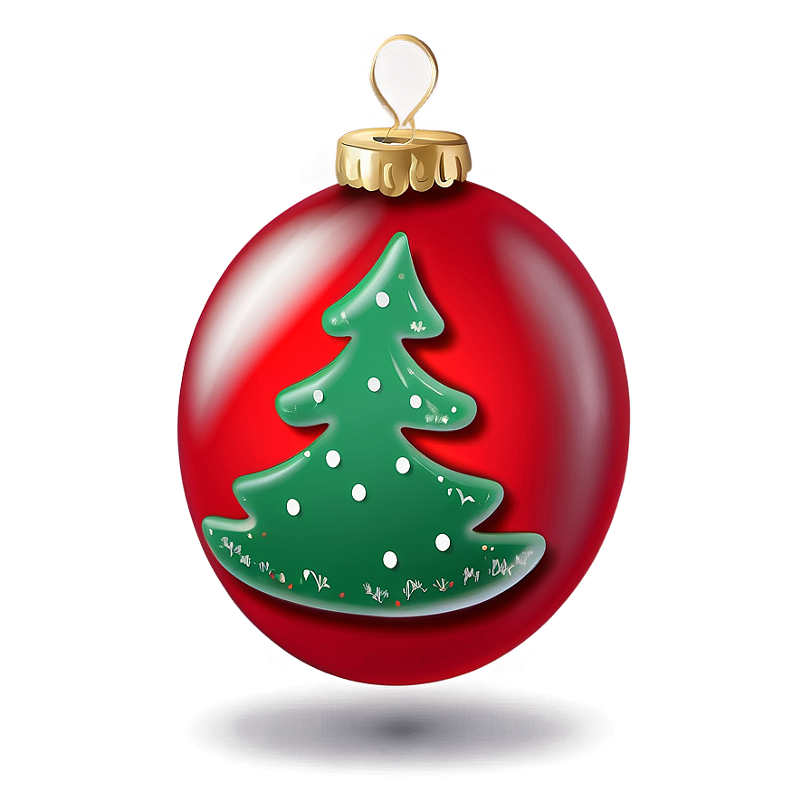 Red Holiday Decor Ornament Png Qxp45