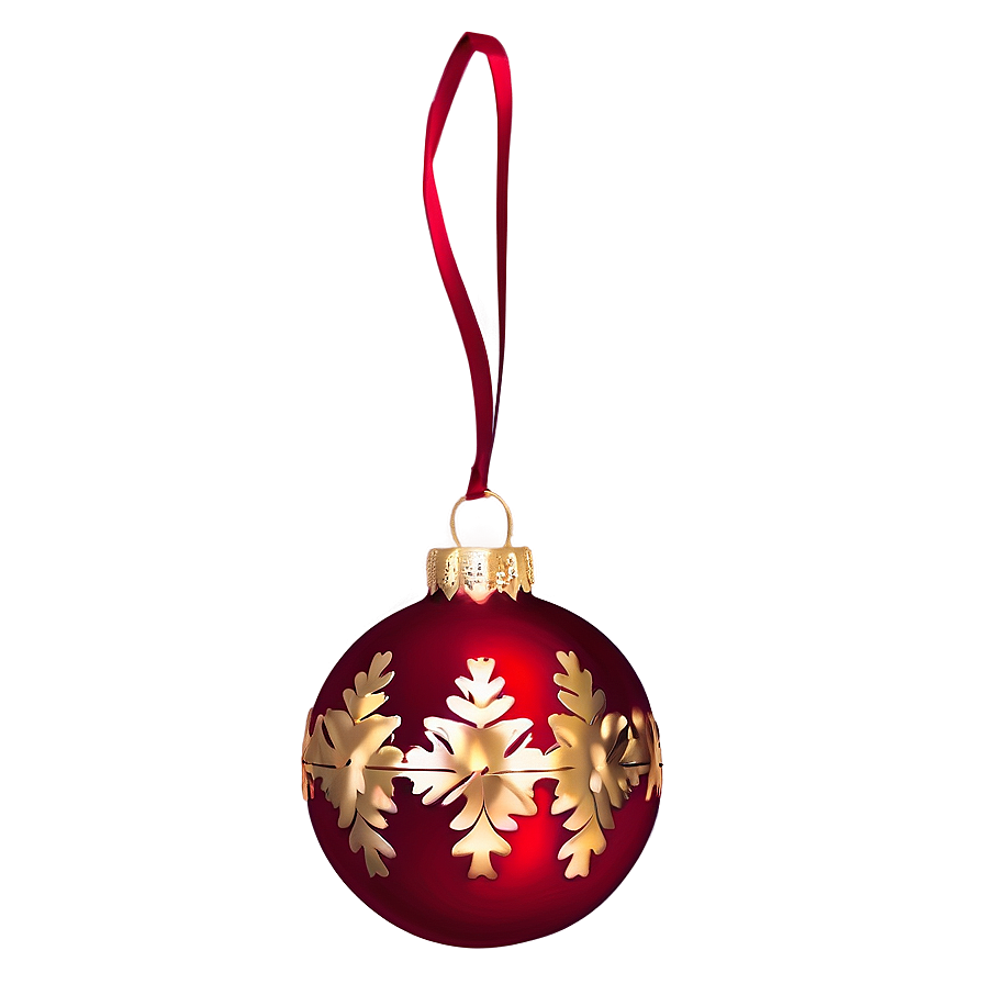 Red Holiday Decor Ornament Png Rdm