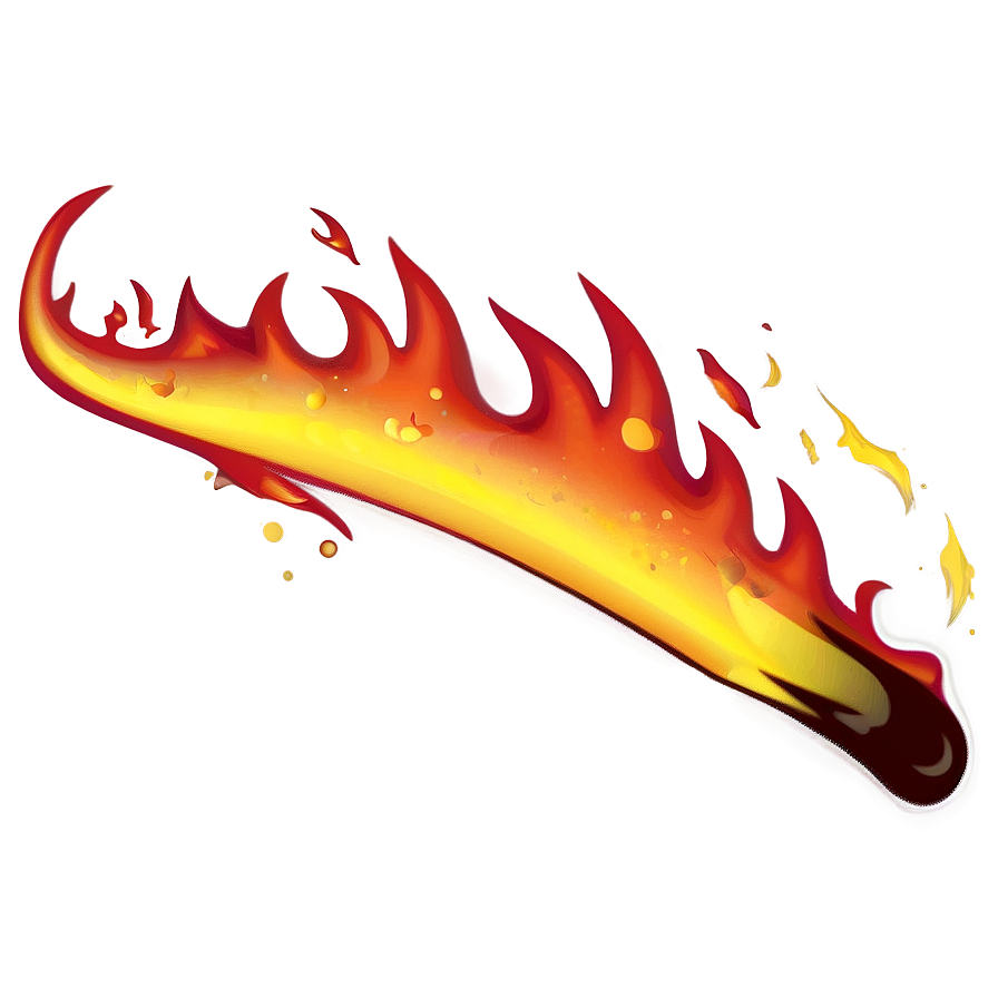 Red Hot Fire Border Png Fep