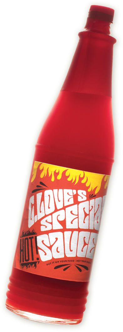 Red Hot Sauce Bottle