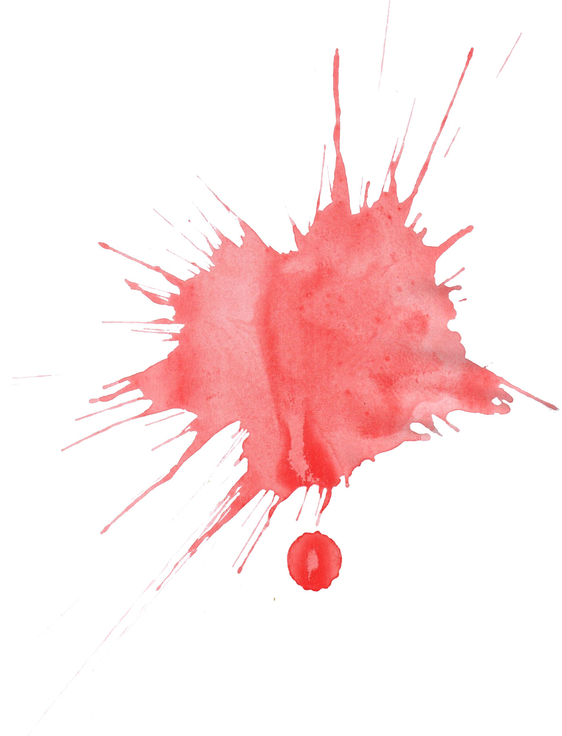 Red Ink Splash Texture