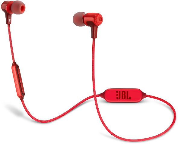 Jbl E25bt Is A Great Pair Of Cheap Wireless Bluetooth - Jbl Bluetooth Earbuds Red, HD Png Download PNG with transparent background