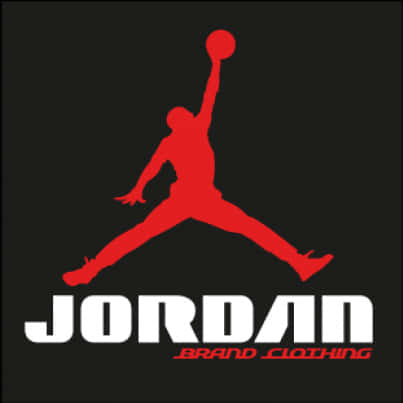 Red Jumpman Logo Jordan Brand Clothing PNG with transparent background