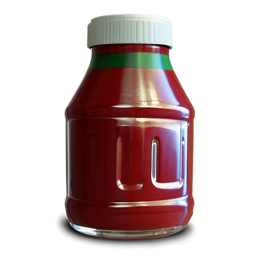 Red Ketchup Container Png 06122024