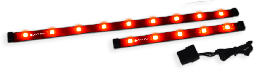 Red L E D Light Barsand Controller PNG with transparent background