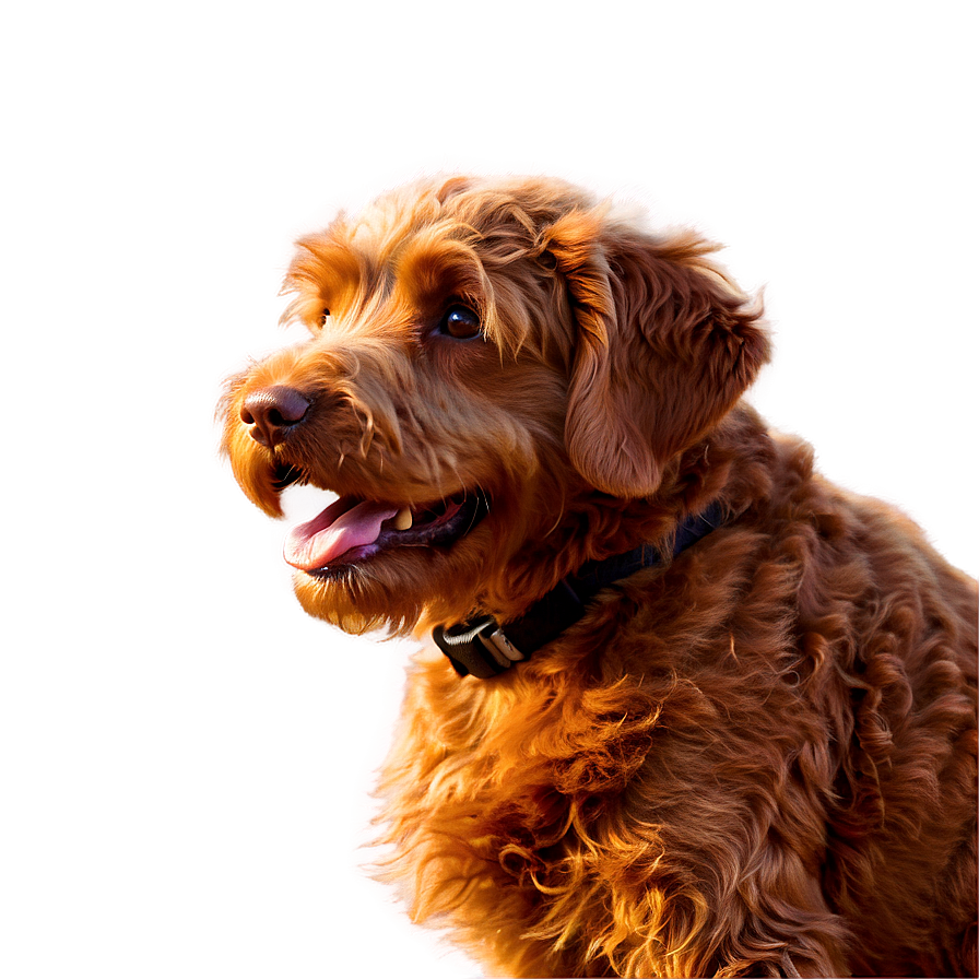 Red Labradoodle Dog Png Kbp