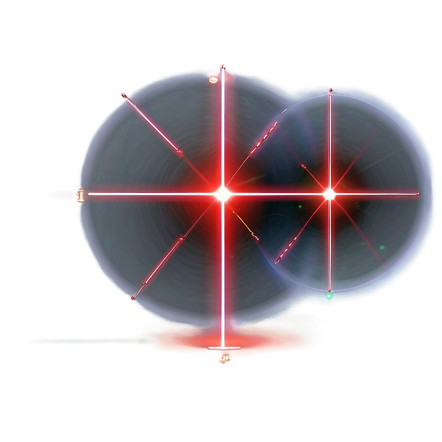 Red Laser Beam Crosshair Png 06272024