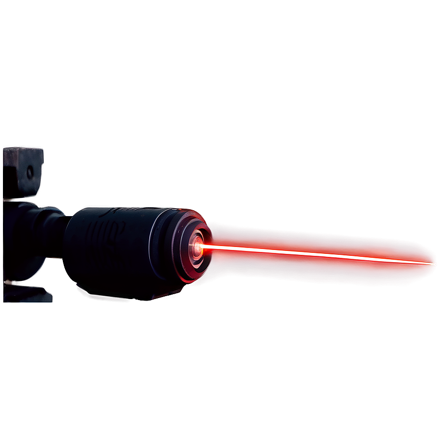 Red Laser Beam Silhouette Png 06272024